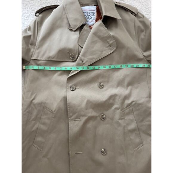 Men's Winchester Classics Lined Trench coat, 42R, Brown/Tan - Picture 10 of 12